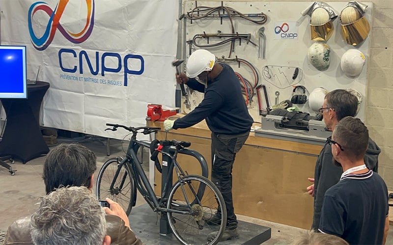 Essai destructif antivol vélo