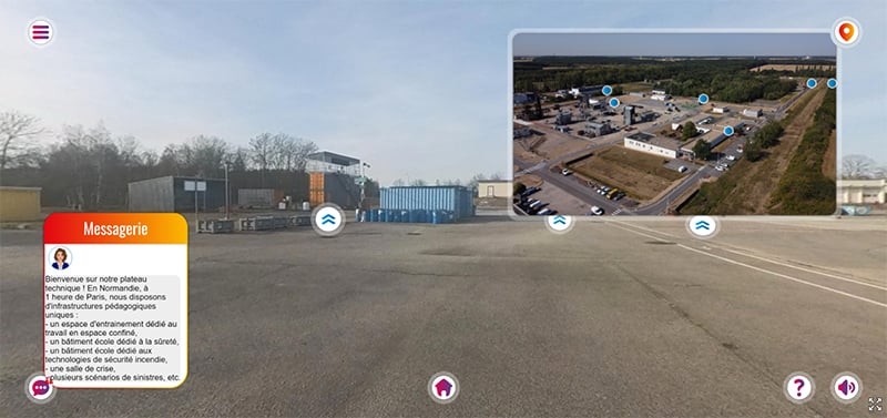 Visite virtuelle de nos infrastructures