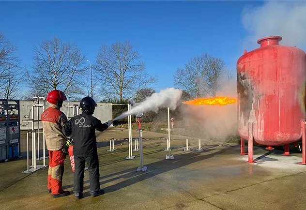 Formation intervenir sur feux d'hydrogène, PR-LCF-HYDROGENE