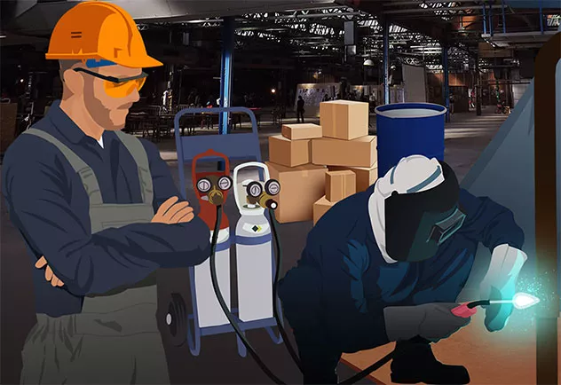 EL-SST-INC-PREMIS FEU - Elearning Les risques liés aux travaux par points chauds