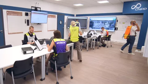 Salle de cellule de crise