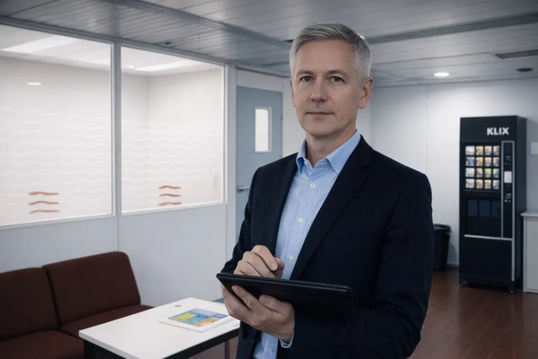 Auditeur réalisant un audit flash sûreté au sein d'une entreprise